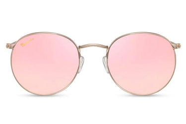 Heart-shaped sunglasses with pink lenses